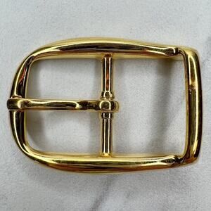 Vintage Gold Tone Simple Basic Belt Buckle for up to 1 Inch Belt